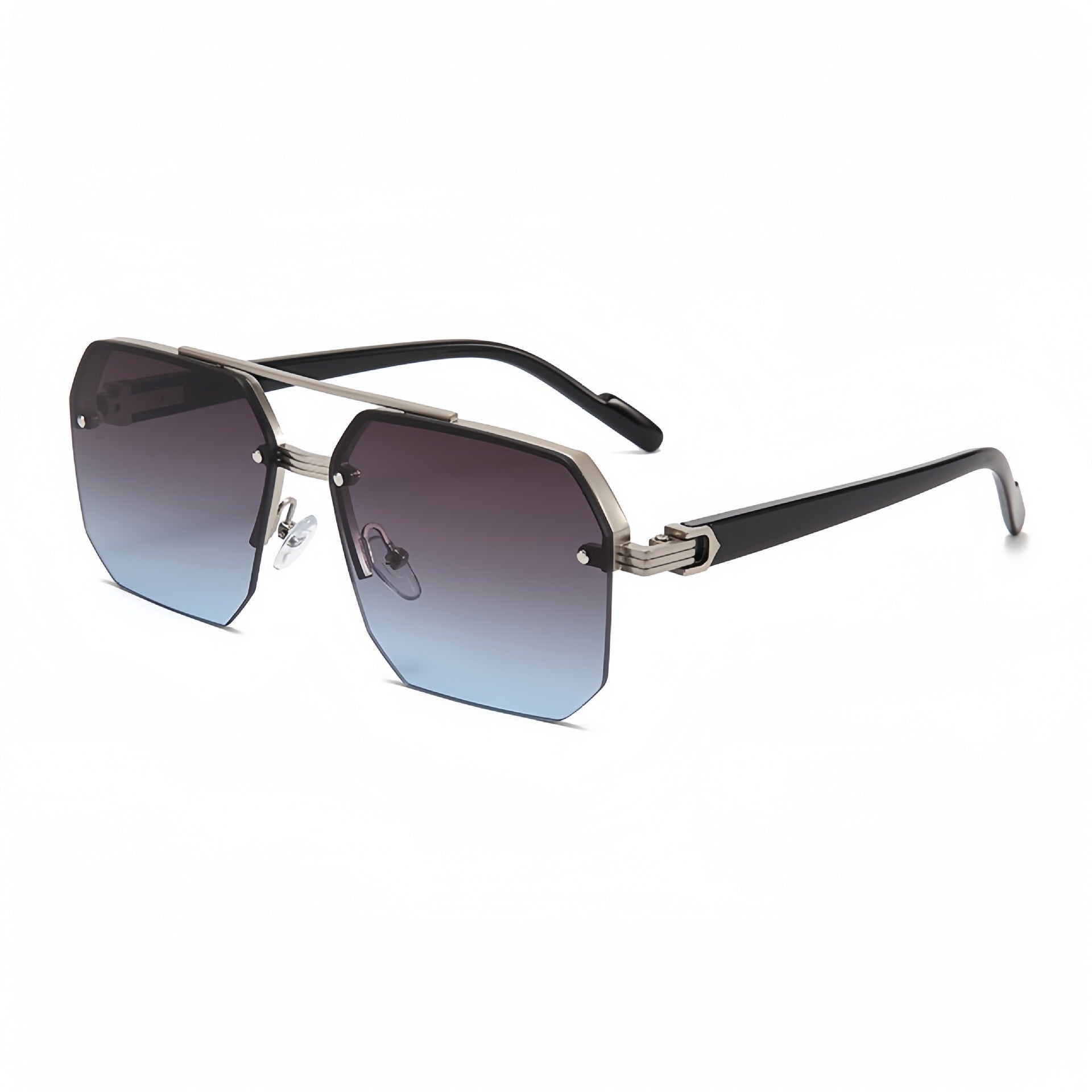 Wholesale New Boys' Driving Sunglasses, Big Face, Slimming, Anti-Uv Driving Glasses, High-End Half-Frame